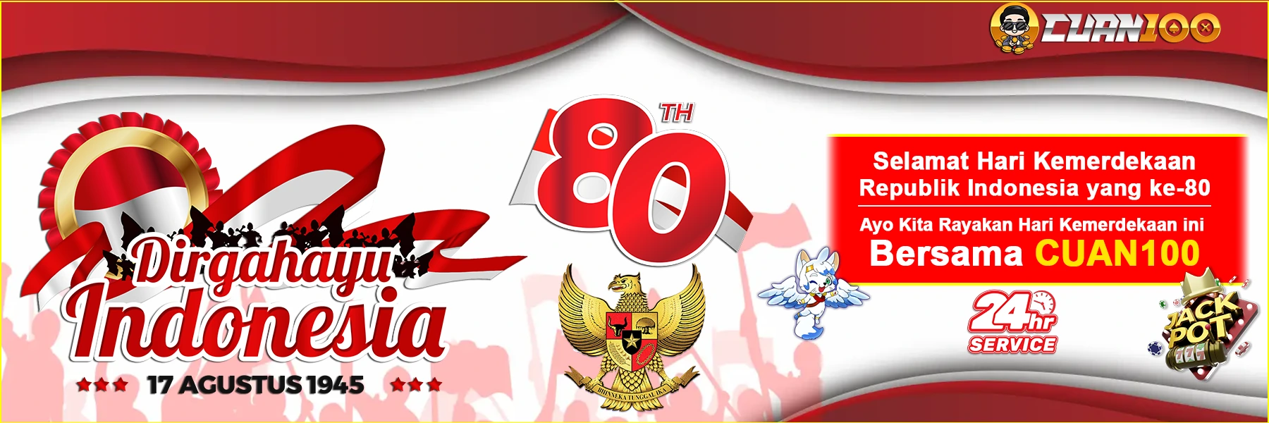 Hari Kemerdekaan INDONESIA di CUAN100
